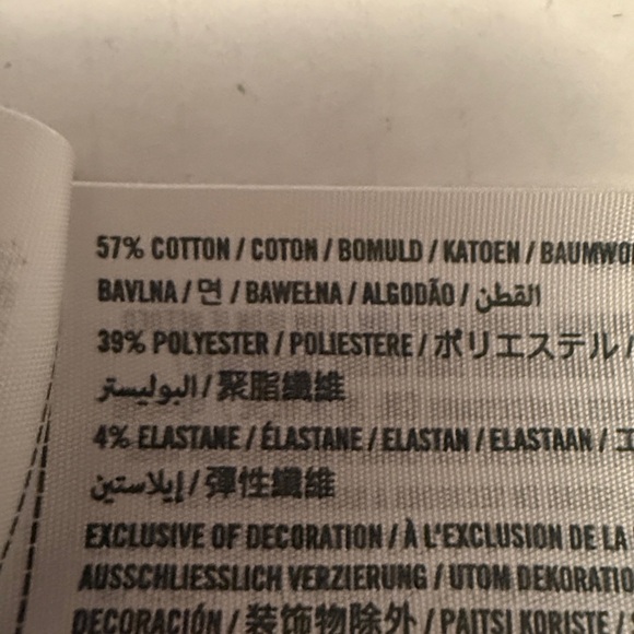 Abercrombie & Fitch Cinched Gray Striped Tank Top A&F Women's Size Medium - Picture 5 of 5